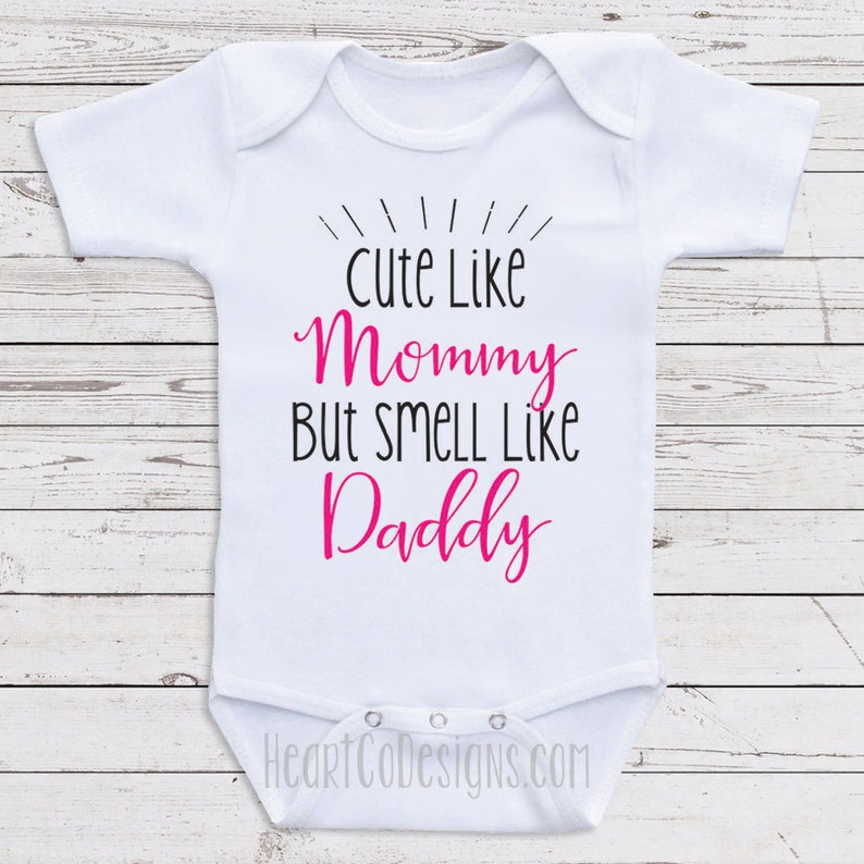 Funny Baby Clothes for Girls i'm Cute Like Mommy Etsy