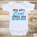Funny One Piece Baby Shirts 'You Ain't Cool' Long or Short Sleeve for Infants, Baby Shower Gifts, Newborn Clothing, Baby Clothes C86 
