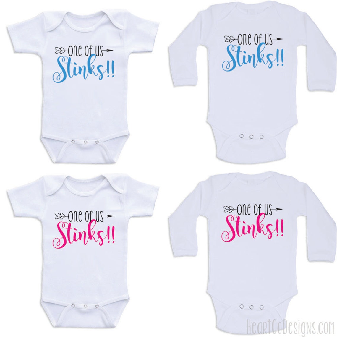 Baby Clothes one of Us Stinks Funny Unisex Baby Etsy