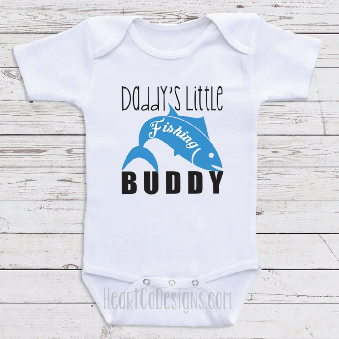 Baby Boy Clothes daddy's Little Fishing Buddy Baby Boy One Piece Shirt