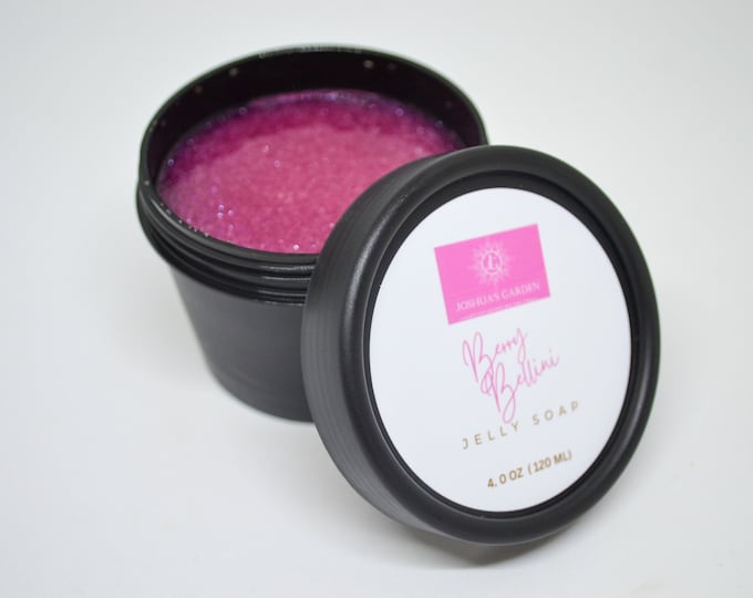 Berry Bellini Jelly Soap- Organic Eco cert gelatin free