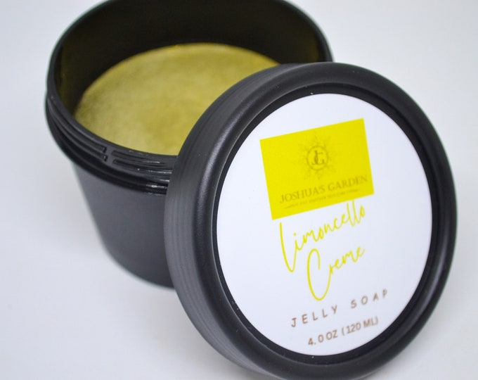 Limoncello Creme Jelly Soap- Organic Eco cert gelatin free