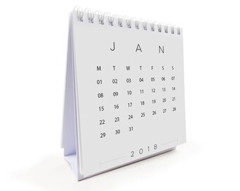 FORM 2018 Desk Calendar