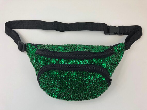 Green Sequin Fanny Pack - image 3