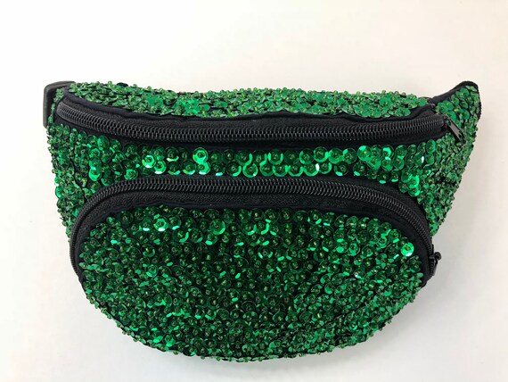 Green Sequin Fanny Pack - image 2