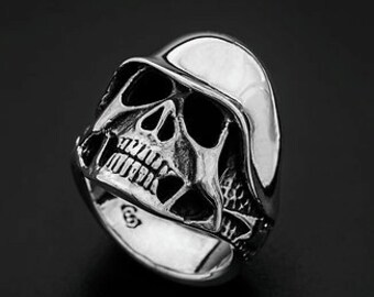 Silver Skull Ring main image 0