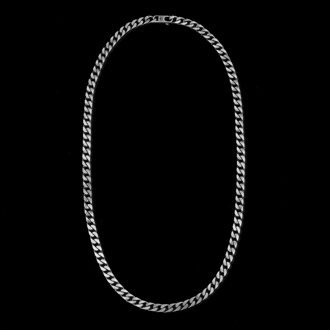 Handmade Silver Panzer Link Chain: 925 Sterling Silver Necklace, 6mm - Etsy