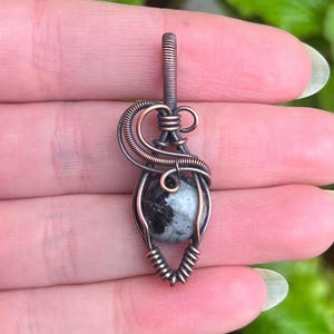 Simple Larvikite Pendant