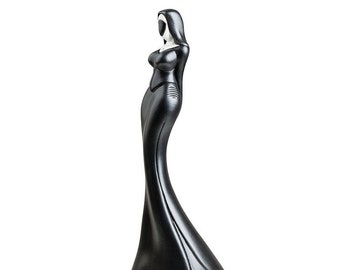 Black Sister, Keramik, Keramikskulptur, Skulptur, Erotic Art, Erotische Kunst, Fetisch, Fetish, Erotic, Erotik, SM, Latex