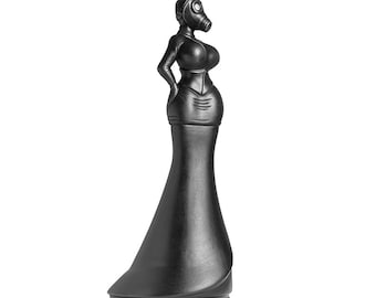 Fetish sculpture "Rubber Queen", fetish, fetish, rubber, latex, rubber, SM, erotic art