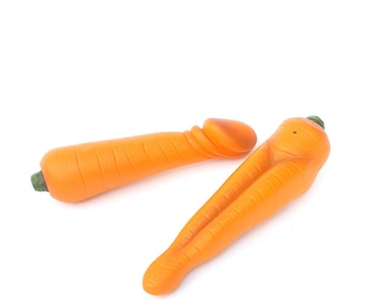 Erotic Fruits "Carrot Set" 2 pieces, carrots, vegan, vegetarian, vegan, erotic art, fruit, vegetables
