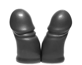 Salt & Pepper Shakers "Little", Salt Shakers, Pepper Shakers, Ceramic, Erotic Art, Erotic Art, Penis, Salt and Pepper Shakers