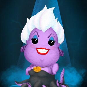 Ursula the Sea Witch (print)