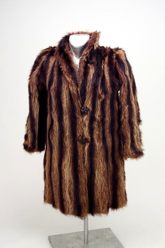 Fur Coat Vintage Ladies Racoon Kaplan of Buffalo … - image 1