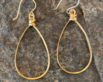 Teardrop Hoop Earrings