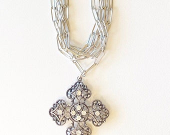Multi Layered Pendant Necklace