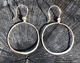 Classic 14k Gold Hoops, 14k Gold Hoop Earrings, Hoops, Hoop Earrings, Boho Luxe, Boho Glam