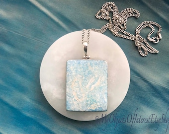 Sterling Silver Pottery Pendant Necklace Ruskin Arts and Crafts Style Vintage