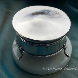 Antique Sterling Silver Jewel Casket Trinket Box