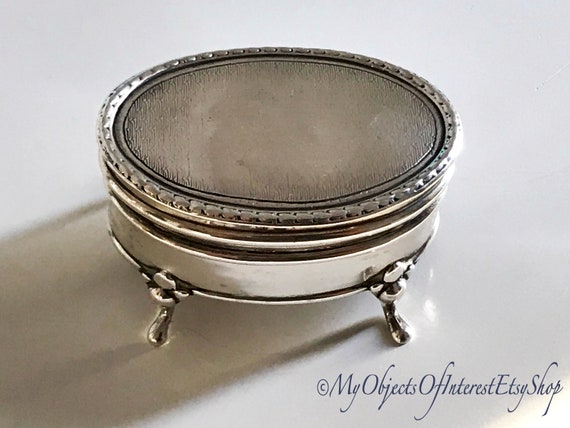 Antique Silver Ring Boxes & Engagement Ring Boxes