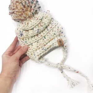 Rainbow beanie. Rainbow baby. Crochet beanie. Baby beanie. Toddler hat. Mommy and me hats. Wholesale beanies. Tuque. Faux fur pompom.