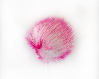 Pink and White Pompom. Hot Pink Pompom. Pink Pompom. Luxury Pompom