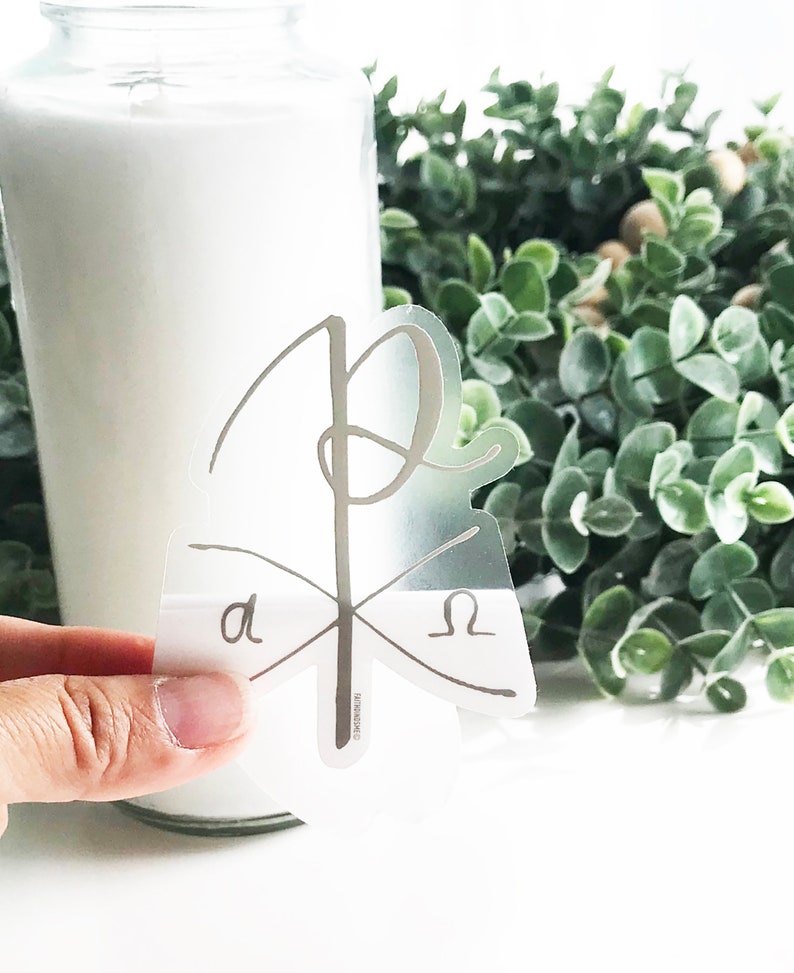 Chi Rho, Catholic Sticker, Decal, Skin, Clear. - Etsy