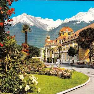 Südtirol 8 Vintage Postkarten Ansichtskarten aus den 70er und 80er Jahren Meran Dolomiten Martelltal Mendelpass Sulden kostenloser Versand