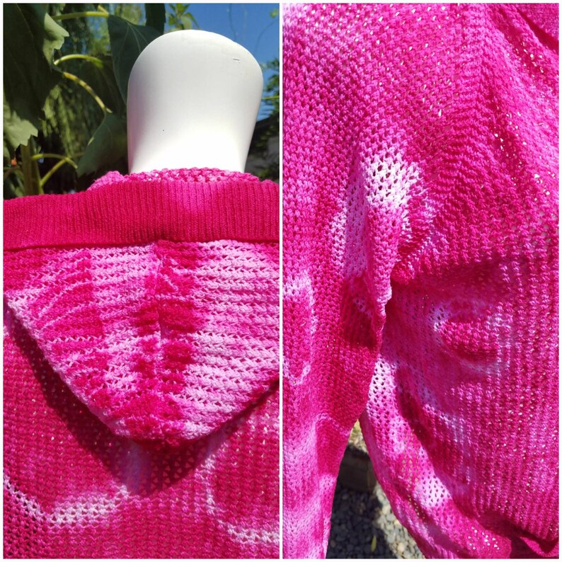 Altered Couture Remade sweater Hoodie Hot color Long sleeve Etsy