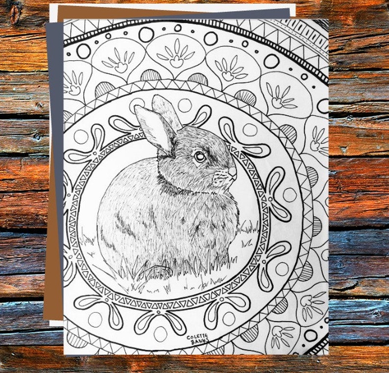 Download 86+ Bunny Mandala Coloring Pages PNG PDF File