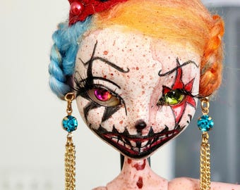 custom SKITTLES clown doll is available