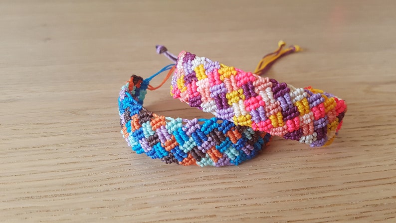 MACRAME Gipsy Style Colors to Choose Bracelet Macrame Bracelet Gipsy Stile Choose your colours