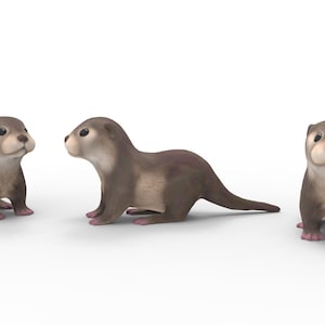 Baby Otter 3D Printing STL