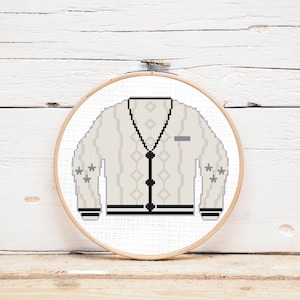 Folklore Cardigan Cross Stitch Pattern