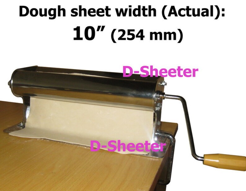 Dsheeter 10 Inch 254mm Dough Sheeter Dough Roller Pizza Pie Crust