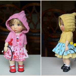 Pattern No.2 Hoodies - PDF Knitting Pattern for Mae - Meadow Dolls