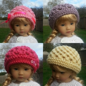 16. Hats - PDF Knitting Pattern for Dianna Effner 13&quot; Little Darling Dolls