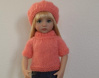 5. Sweaters & Hat - PDF Knitting Pattern for Dianna Effner 13" Little Darling Dolls