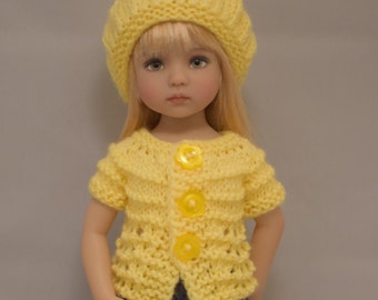 1. Sweaters & Hat - PDF Knitting Pattern for Dianna Effner 13" Little Darling Dolls