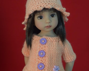 7. Sweaters & Hat - PDF Knitting Pattern for Dianna Effner 13" Little Darling Dolls