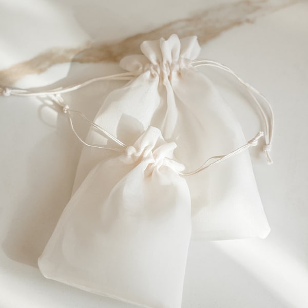 SILK ORGANZA favour bags, wedding favours, silk gift bag, luxurious bags