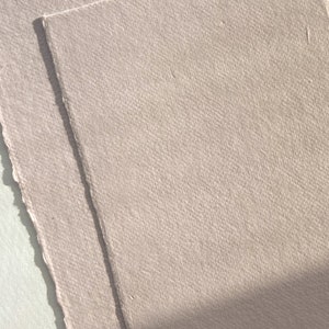 Papier fait main, papeterie de mariage en chiffon de coton CHAMPAGNE BLUSH, 5 x 7 po, 4 x 6 po, A6, A5 faire-part de mariage, papier de papeterie