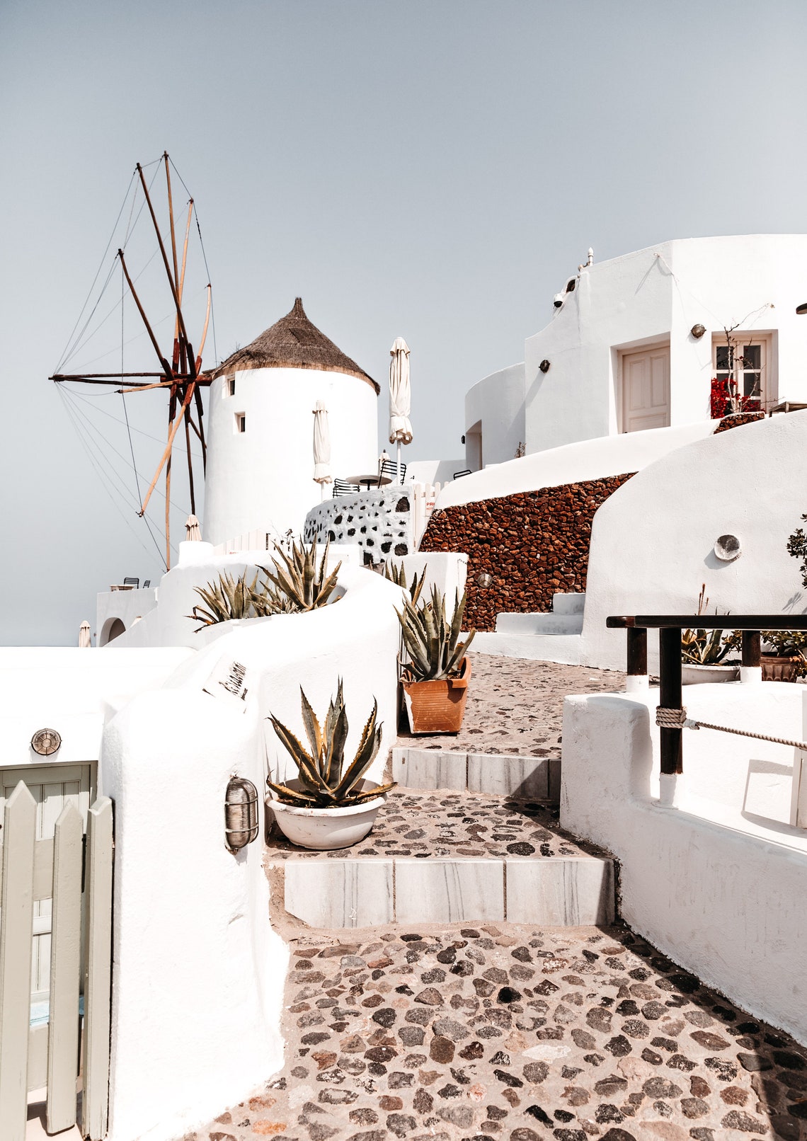 Idyllic White Walls Santorini Greece Greek Islands Etsy