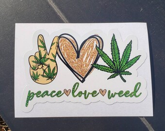 Free Free 307 Peace Love And Weed Svg SVG PNG EPS DXF File