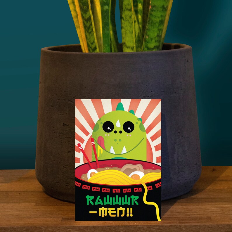 RAWWWR-MEN A6 Postcard