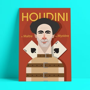 Houdini : The Master of Mystery Television Art Print