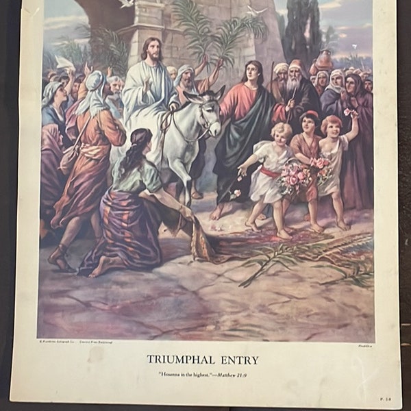 TRIUMPHAL ENTRY Providence Lithograph Co. P. 2-8