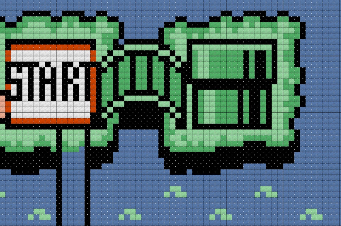 Super Mario Bros. 3 World 4 Map -- Cross Stitch Pattern! - Etsy Canada