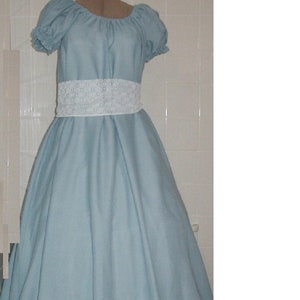 Civil War, Southern, Western  light sage blue   Gown Blue Day Dress