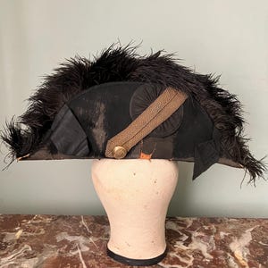Antique Royal Naval Officer&#39;s Bicorne Hat: Napoleonic Era, Ede & Ravenscroft